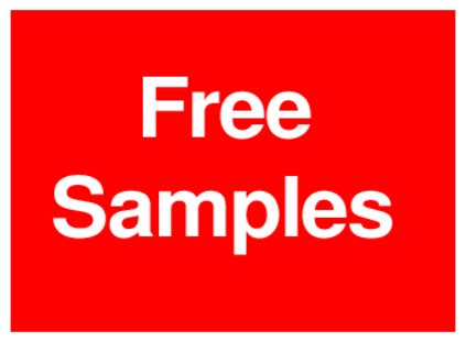 Free Samples (on Red)