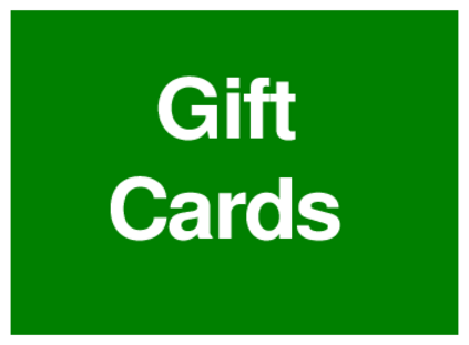 Gift Cards (on Green)