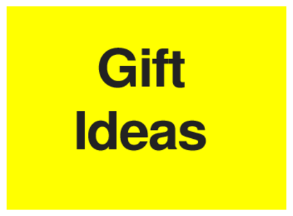 Gift Ideas (on Yellow)