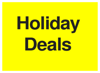 Holiday Deals (on Yellow)