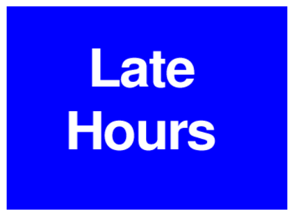 Late Hours (on Blue)