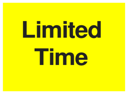 Limited Time (on Yellow)