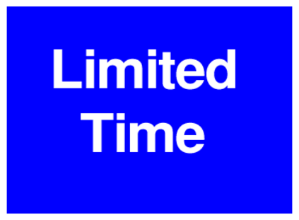 Limited Time (on Blue)