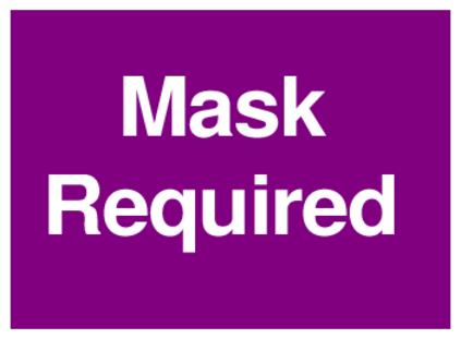 Mask Required (on Purple)