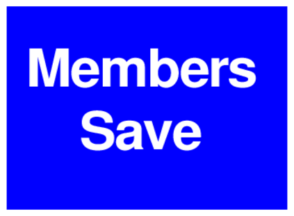 Members Save (on Blue)