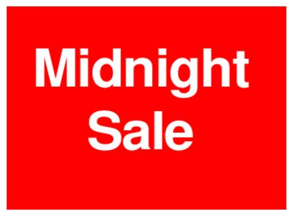 Midnight Sale (on Red)