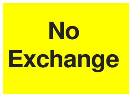 No Exchange (on Yellow)