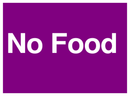 No Food (on Purple)
