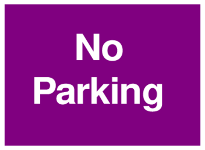 No Parking (on Purple)