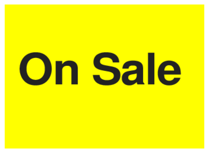 On Sale (on Yellow)