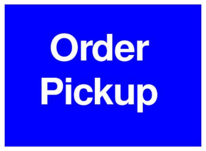 Order Pickup (on Blue)