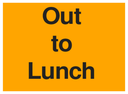 Out To Lunch (on Orange)