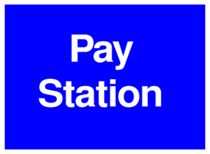 Pay Station (on Blue)