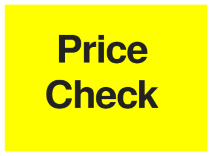Price Check (on Yellow)