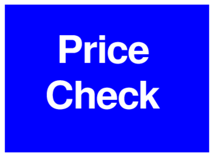 Price Check (on Blue)