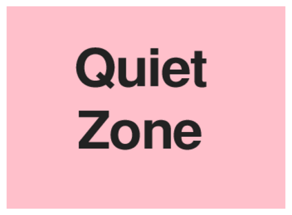 Quiet Zone (on Pink)