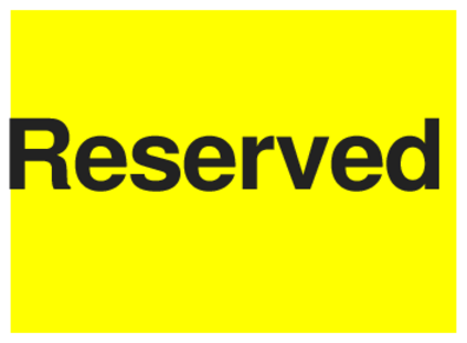 Reserved (on Yellow)