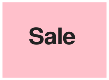 Sale (on Pink)