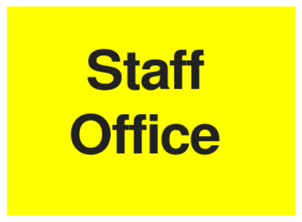 Staff Office (on Yellow)