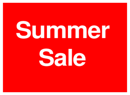 Summer Sale (on Red)