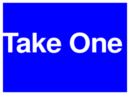 Take One (on Blue)