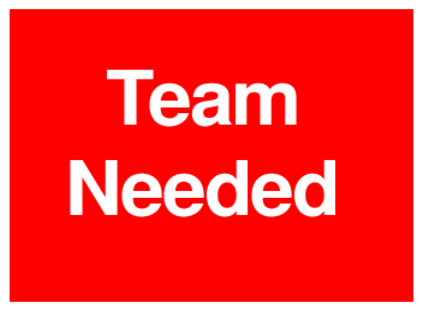 Team Needed (on Red)