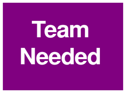 Team Needed (on Purple)