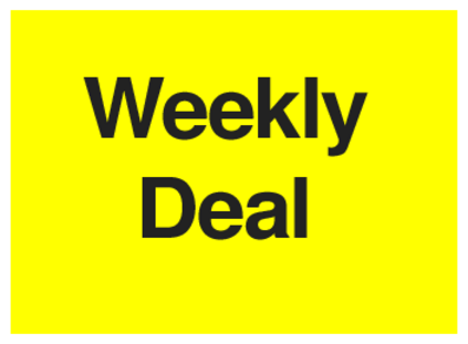 Weekly Deal (on Yellow)