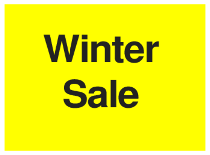 Winter Sale (on Yellow)
