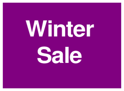 Winter Sale (on Purple)