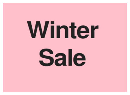 Winter Sale (on Pink)