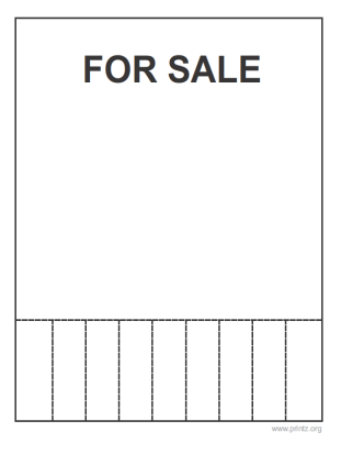 For Sale Flyer